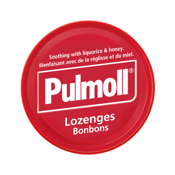 Pulmoll The Original 75 g tin – international packaging