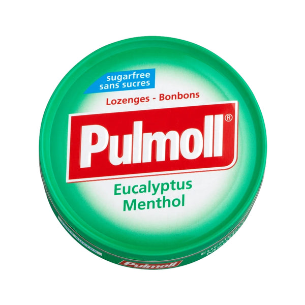 Pulmoll Eucalyptus Menthol sugar-free – 10 x 45 g box