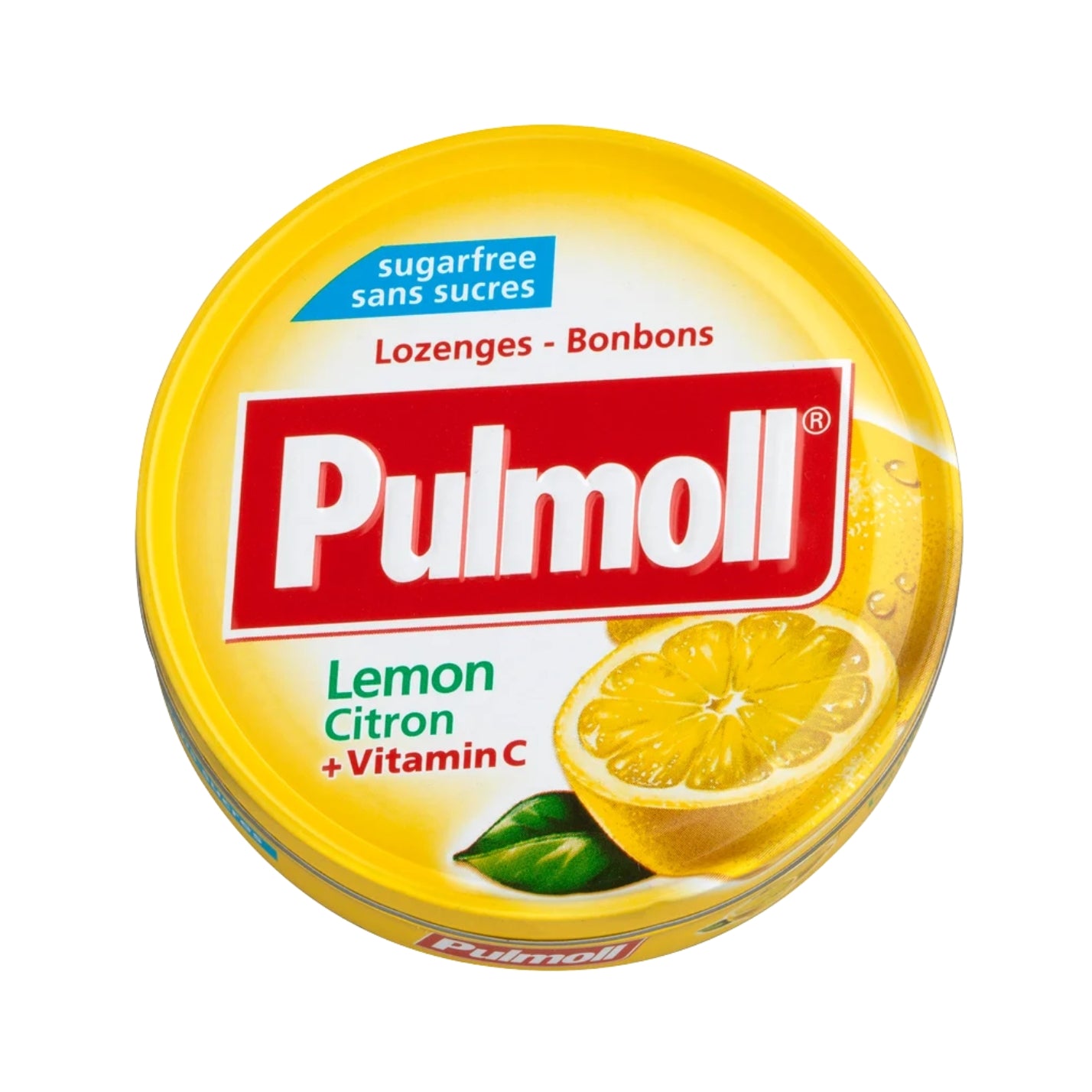 Pulmoll Lemon sugar-free – 10 x 45 g box